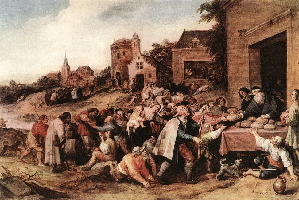 I sette atti di misericordia - Národní Galerie, Prague